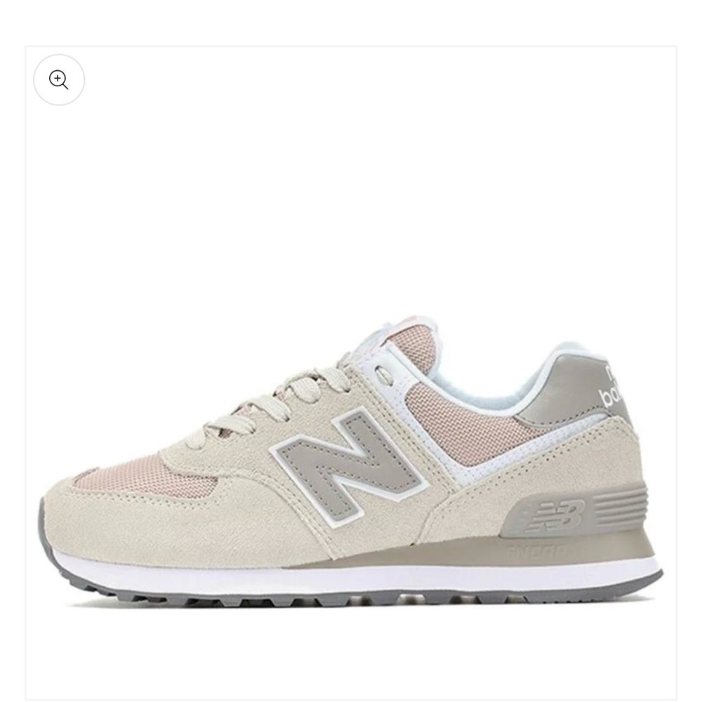 New Balance 547 Series Cream and Pink Sneakers (Gently used)